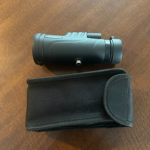 Black OLIMT 10x42 Handheld Portable Monocular Telescope with Case - Picture 12 of 12